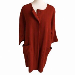 MASAI Burgundy Jarissa Long Jacket | Size M | NWT